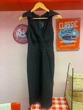 Stop staring figure hugging pin up vintage 1950s style knee length midi dress