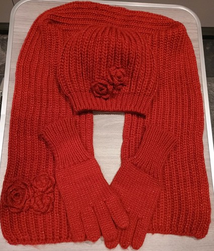 George hat scarf gloves - &,
