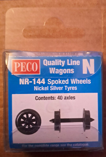 Peco gauge axles 144 - peco,