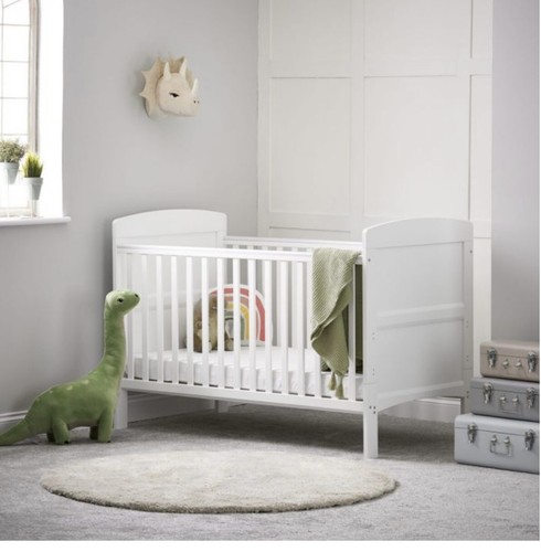 Obaby grace cot - bed, white
