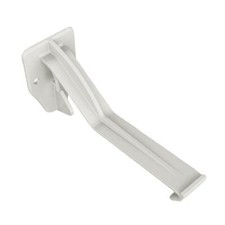 10 x White Ogee Top Hung Fascia Gutter Brackets, Freeflow 135mm Water systems