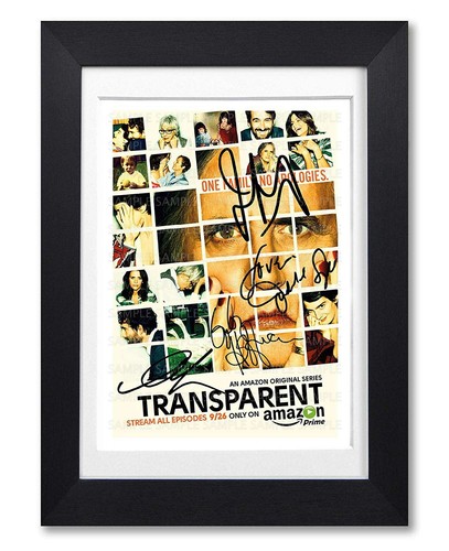 Transparent cast signed poster - transparent,