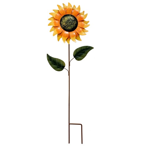 Metal sunflower yard garden - metal,