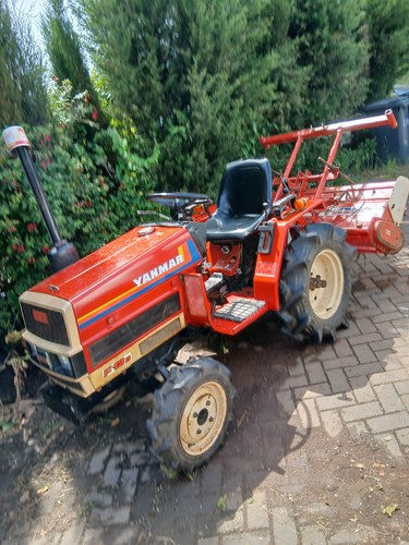Compact tractor cultivator - tractor,