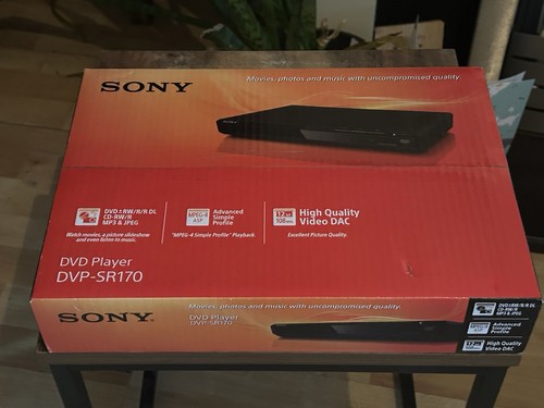 Sony dvp sr170 - sony, dvd