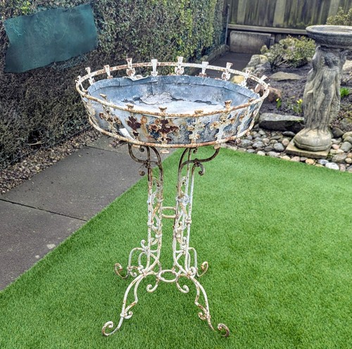 French ironwork jardinière - french,