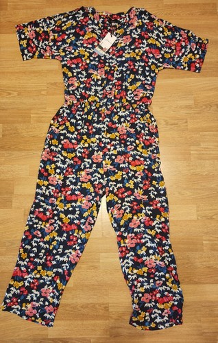 Joules myla floral jumpsuit - joules,