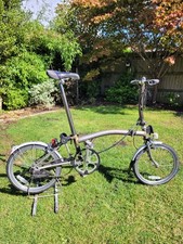 Titanium S2L Superlight Brompton (Raw Lacquer) Titanium seatpost.