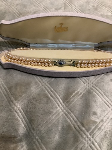 Vintage simulated pearls - vintage, with
