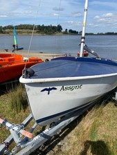 Wayfarer dinghy mark II with Road and Launch Trailers, 3 sails and 2 covers