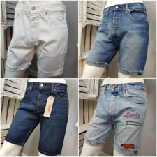 Levi's 501 Shorts Jeans Denim Original Trousers Pants Gents Mens Levi Strauss