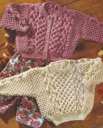 Aran cardigan sweater - cardigan,