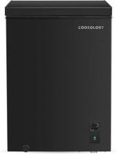 Dent Cookology 142L Chest Freezer & Chiller Suitable for Garages - CCFZ142BK