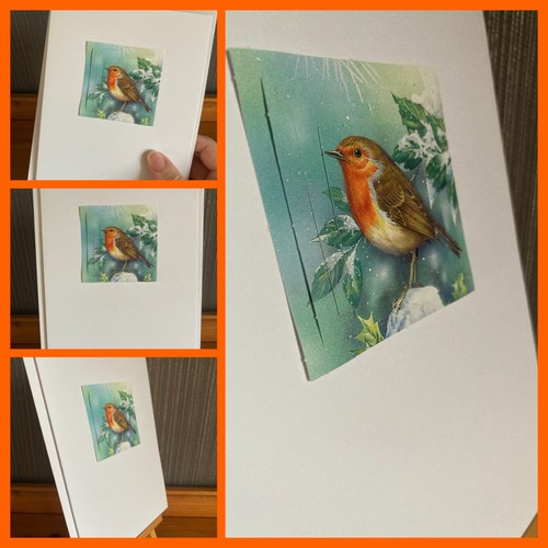 Handmade decoupage winter - 3d,