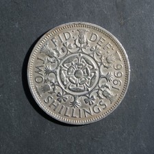 1966 Two Shilling Coin UK
