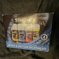 Simoniz Inside and Out 4 piece Car Valeting Kit. 