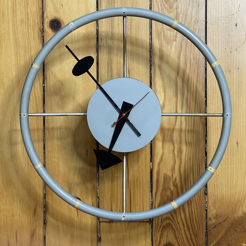 Vintage steering wheel clock - vintage,