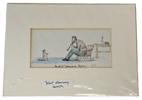 Original victorian watercolour - victorian,