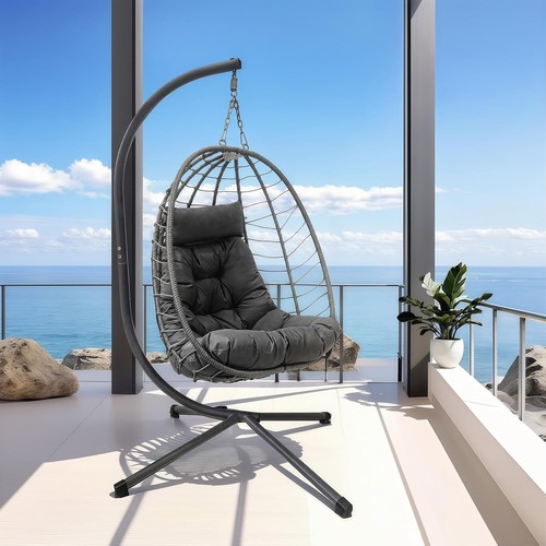 Hanging egg chair - chair, with