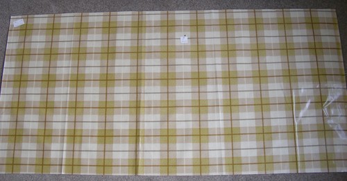 Green tartan check - , oilcloth