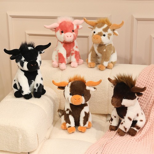 Highland cow plush toy 30cm - cow,