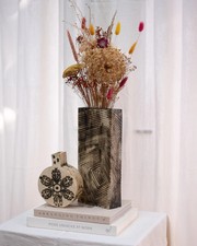 Mid Century Studio Ceramic Pottery Vase Set