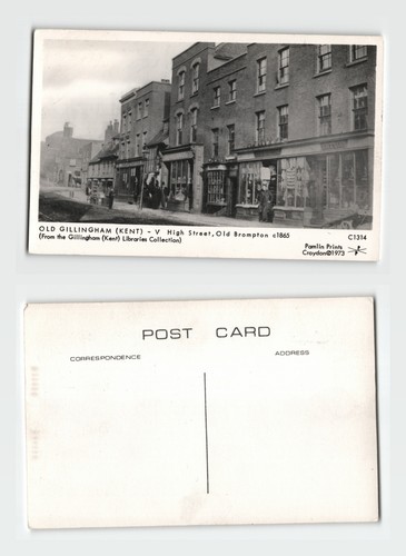 Postcard old gillingham kent - old,
