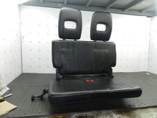 2006 MITSUBISHI SHOGUN MK3. REAR THIRD ROW BLACK LEATHER SEAT