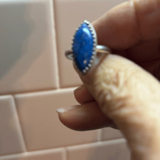 Ring, Blue Sodalite Stone and