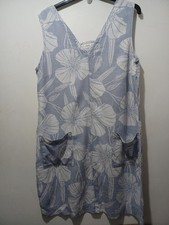 Next Pale Blue Floral Linen