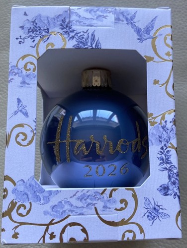 Harrods 2026 blue christmas - blue,