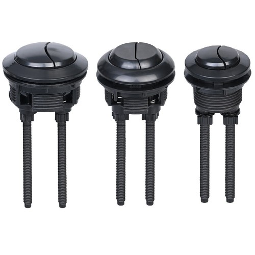 Black dual flush toilet - black,