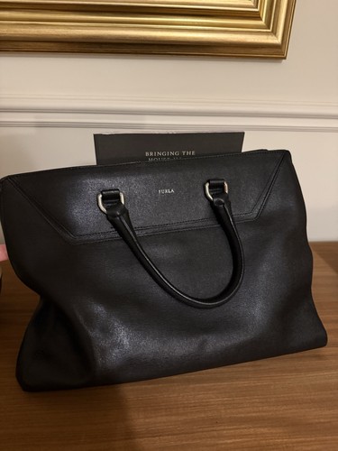 Furla black 100 leather big - furla,