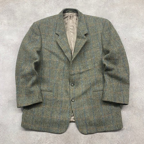Harris tweed blazer - tweed, large