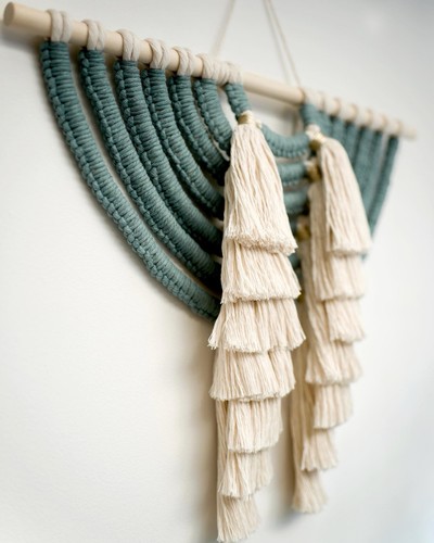 Green and white - green,