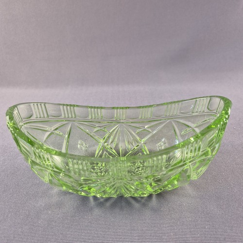 Vintage green pressed glass - vintage,