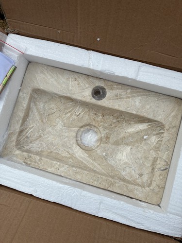 Vidaxl cream marble bathroom - cream,