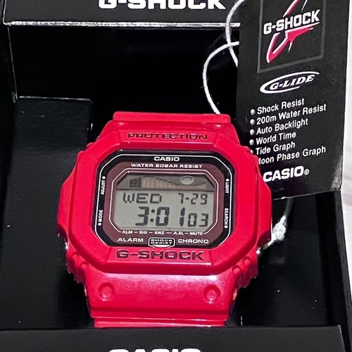 Casio shock glx - glx-5600, red