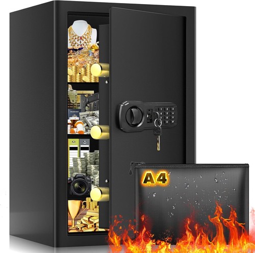 80l large fireproof safe box - 80l,