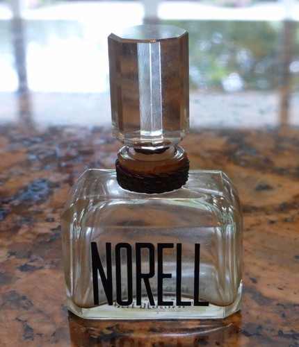 Norell empty glass perfume - empty,