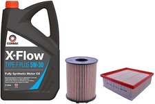 VAUXHALL CORSA D 1.3CDTI 2006>2010 COMLINE OIL AIR FILTERS + 5 LITRES OF OIL