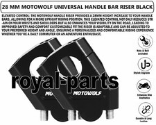 MOTOWOLF HANDLEBAR RISER BLACK
