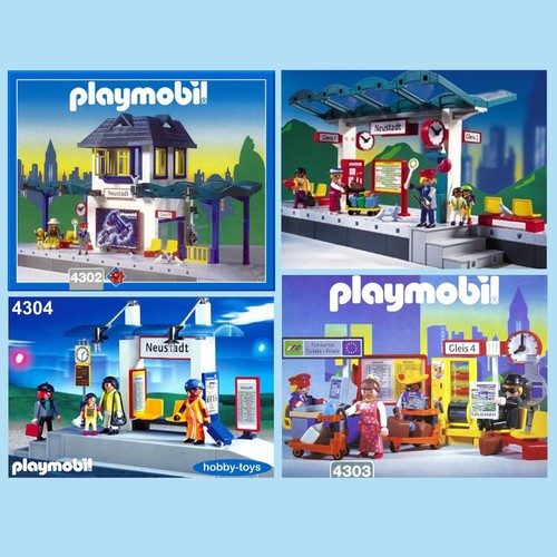 Playmobil train station - playmobil, *