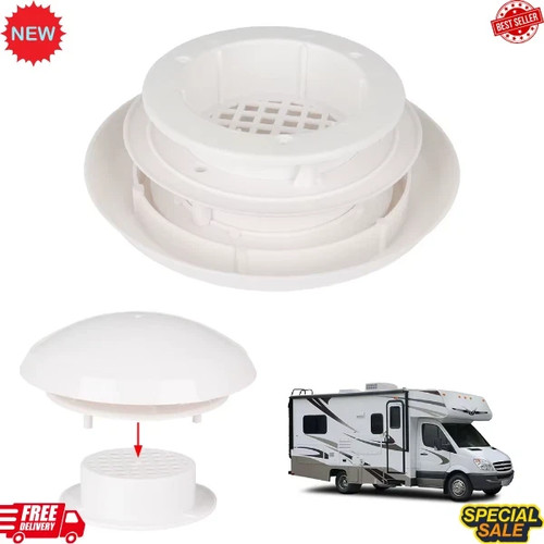 White plastic circular - white,
