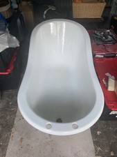 Antique Cast Iron Roll Top Slipper Bath