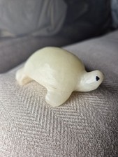 Hand Carved Onyx Turtle Figurine Tortoise 2.5 Inches.