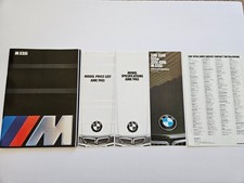 BMW M535I E28 SALES BROCHURE PACK 1984 1985