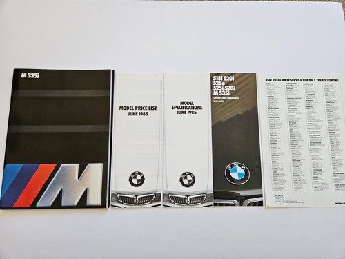 Bmw m535i e28 - e28, brochure