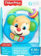 Fisher-Price Baby & Toddler Toy Laugh & Learn Sing & Learn Music Player Radio