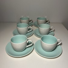 6 X Poole Pottery  Tea cups /